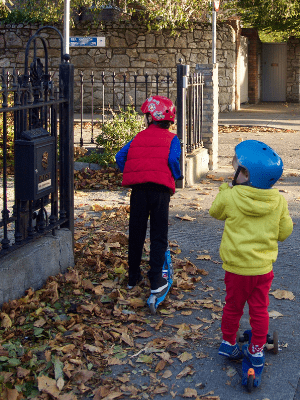 Let’s Get Visible, Visible (On The School Run This Winter) driveways